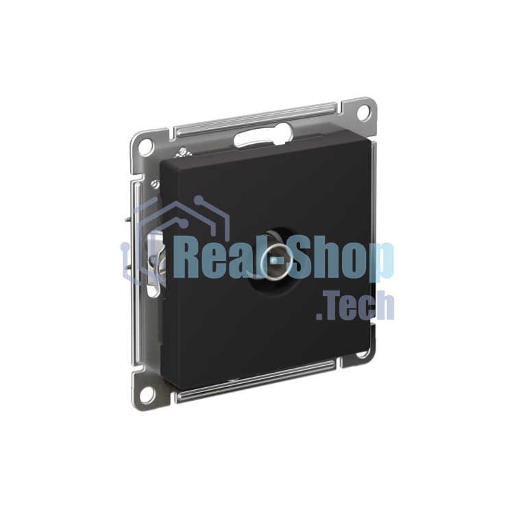 Механизм розетки TV оконечной AtlasDesign 1DB карбон