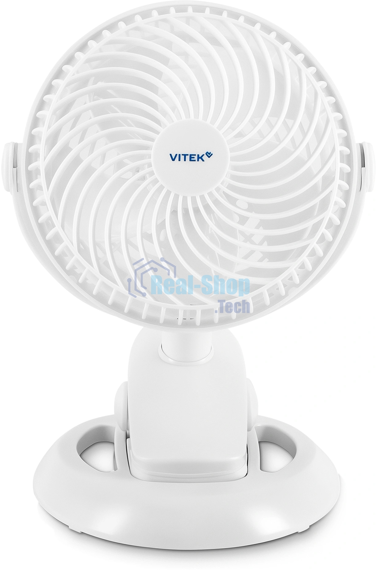 Вентилятор Vitek VTF-06U белый, настольный, 2.5 Вт, 2 скорости, 10 см, USB
