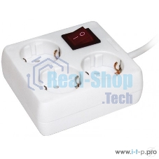 Удлинитель 3х3 м с заземл. 16А IP20 У-С03К с выкл. 2P+PE ИЭК WYP30-16-03-03-ZK-N