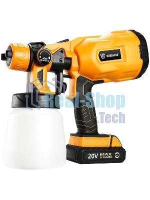 Краскопульт электрический Deko DKSG20K2 120Вт бак:800мл 100-200мл/мин
