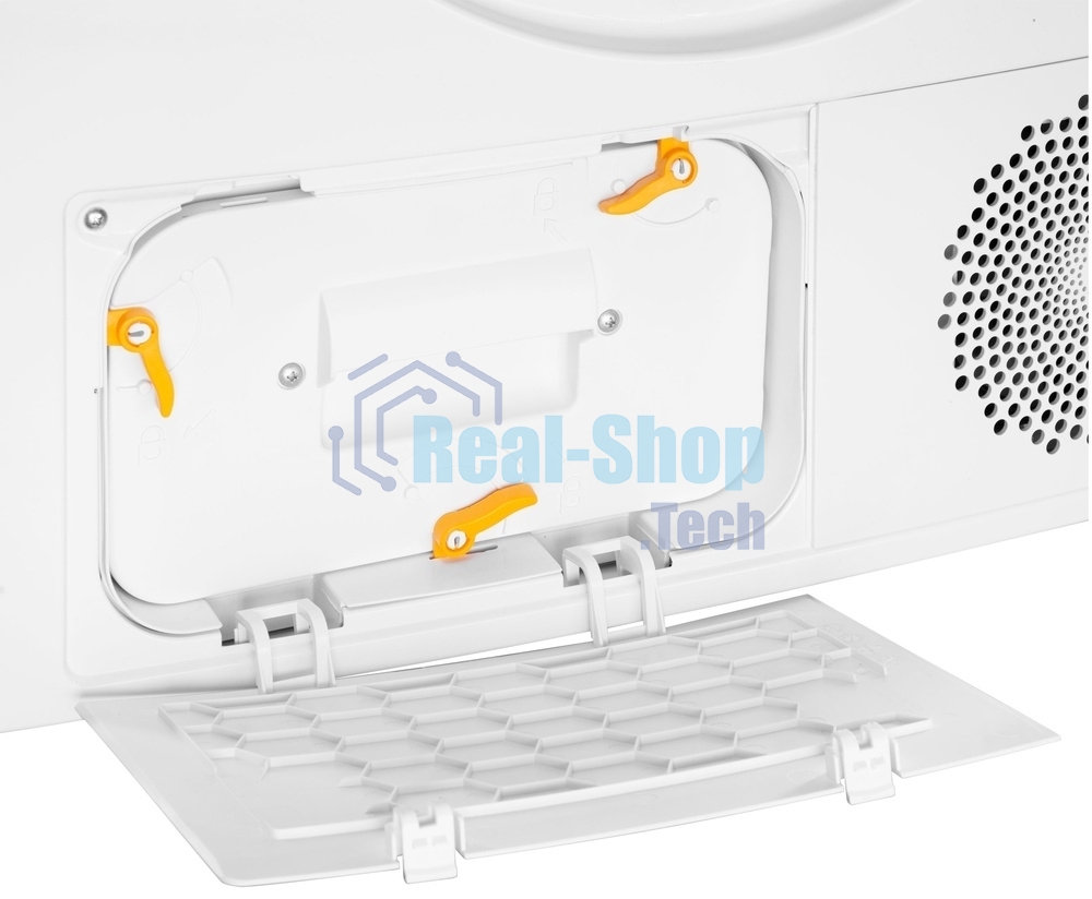 Сушильная машина MAUNFELD MFDM169WH белый, 9 кг, сушка - конденсационная, программ - 16, 59.5 x 84.5 x 64 см