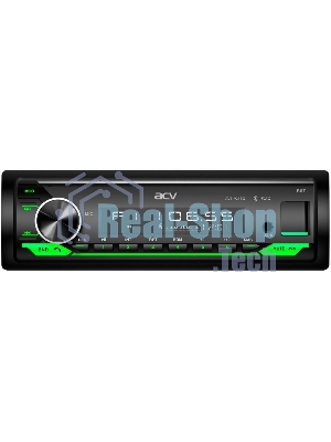 Автомагнитола ACV AVS-928BG, 1 DIN, Bluetooth, USB Type-A, AUX