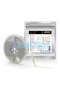 Лента светодиодная Gauss Elementary 2835 -SMD 4.8W 12V DC теплый белый IP66 (ZIP bag 5m)