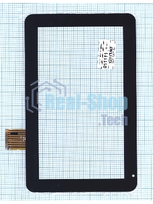 Сенсорное стекло (тачскрин) для Dns Air Tab E101. черное
