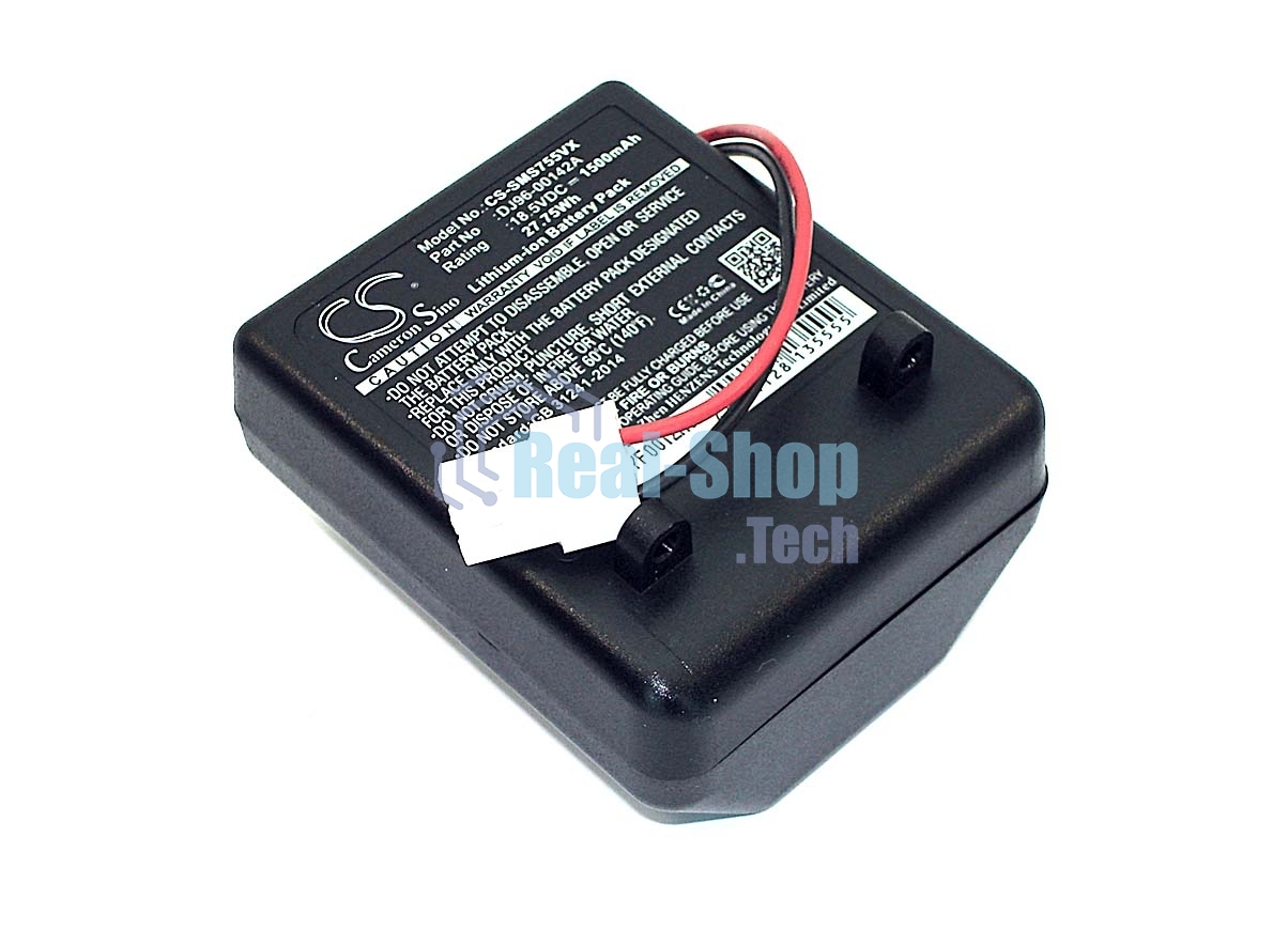 Аккумулятор CameronSino для Samsung SS7550, SS7550m, SS7555, SSR200 (CS-SMS755VX) 18,5V 1500mAh Li-ion
