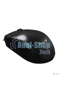 Мышь проводная Genius DX-110 черный, 1000 dpi, USB, кнопки - 3