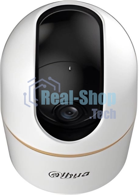 Мини-PT IP-видеокамера Dahua DH-IPC-H4AP-0360B с Wi-Fi 2.4ГГц 4Мп, 1/3” CMOS, объектив 3.6мм, видеоаналитика, ИК до 10м