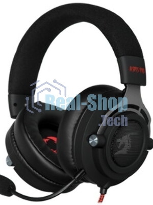 Гарнитура Defender Aspis Pro чёрный, проводная, съёмный микрофон, подсветка