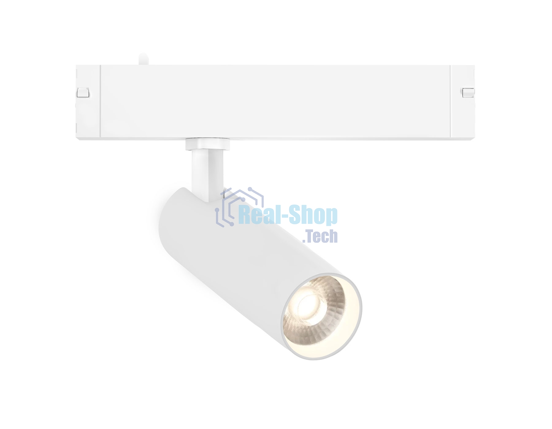 Трековый акцентный светильник Ambrella light GL8010 WH белый IP20 18W 3000-6000K 220V 24° D60*135