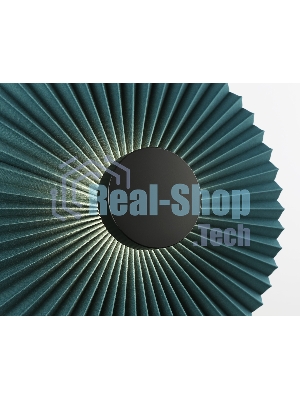 Настенный светильник Ambrella light LH72645 BK/DB черный/синий 6W 3000K D300*100