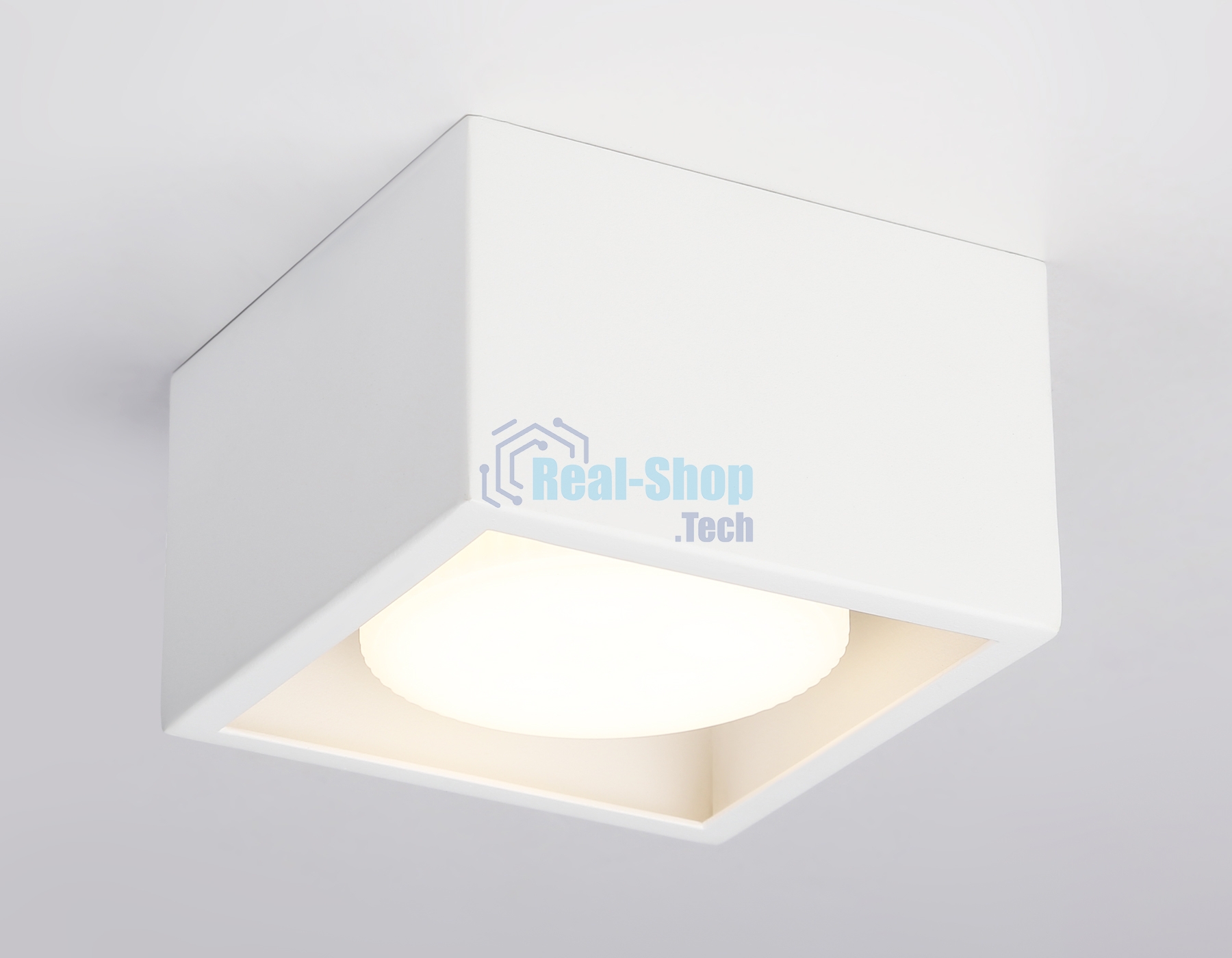 Светильник накладной TN70825 WH белый GX53 max 12W 100*100*60