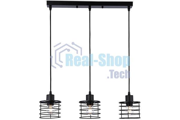 Светильник Ambrella light TR8075/3 BK черный E27*3 max 40W 582*120*1040