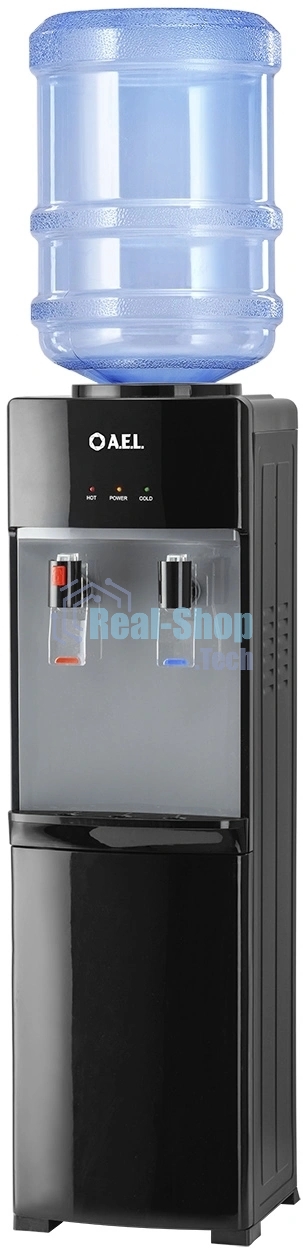Кулер AEL LD-AEL-425 напольный электронный черный/серебристый