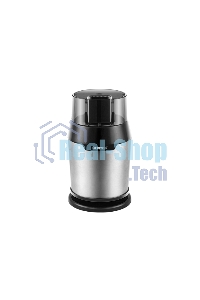 Кофемолка Centek CT-1362 (сталь) 200Вт, 60гр, стальн стакан, стальн чаша, прозрачная крышка