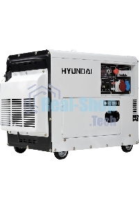 Электрогенератор дизельный Hyundai DHY 8000SE-3, 6.5 кВт, 72.6 дБ, 156 кг