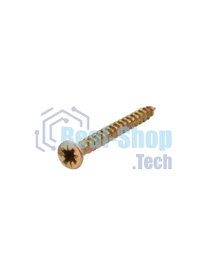 Саморез универсальный Kranz 3х30, желтый цинк, короб (200 шт./уп.)