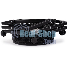 Этажерка Domfy DHC-FC30862 34.2x34.2x83.6 см, d=34.2 см черный