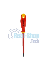 Отвертка Сибртех диэлектрическая sl4х100мм crv до 1000в двухкомпонентная рукоятка