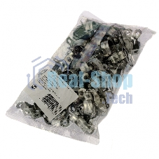 Скоба металлическая двухлапковая Сибртех 25(СМД) 100шт.,