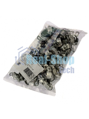 Скоба металлическая двухлапковая Сибртех 25(СМД) 100шт.,