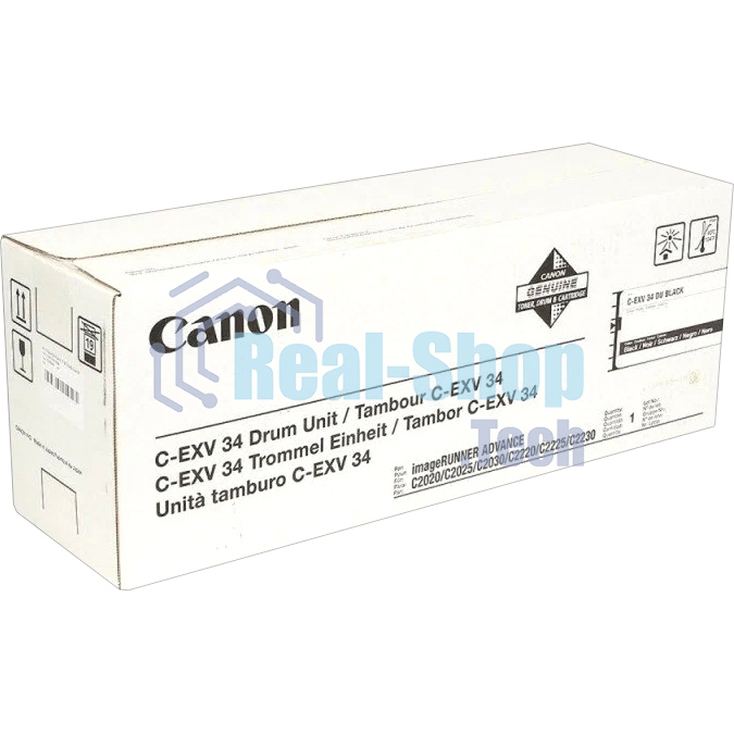 Барабан Canon 3786B003AA C-EXV34 черный для Canon iR ADV C2220L/C2220i/C2225i (43000 стр.) C2230i (61000 стр.)