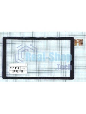 Сенсорное стекло (тачскрин) для DNS AirTab E73. черное