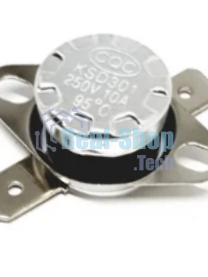 Термостат биметаллический KSD301 10А/80 С нормально разомкнутый