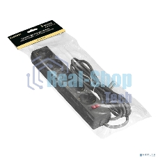 Сетевой фильтр ExeGate EX221188RUS SP-5-5B (5 розеток, 5 м, евровилка, черный)