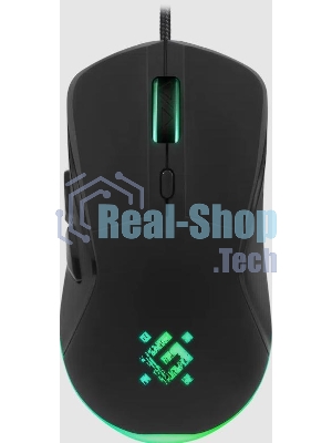 Мышь проводная Defender Arga GM-049 черный, 3600 dpi, USB, кнопки - 6