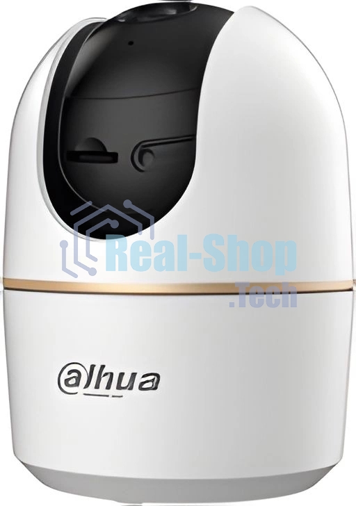 Мини-PT IP-видеокамера Dahua DH-IPC-H4AP-0360B с Wi-Fi 2.4ГГц 4Мп, 1/3” CMOS, объектив 3.6мм, видеоаналитика, ИК до 10м