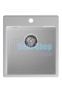 Мойка GRANFEST URBAN 644 1-чаша 440x490мм, монтаж: врезной, материал: кварц, серый