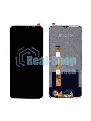Дисплей для Realme Narzo 10, Narzo 10A в сборе с тачскрином черный