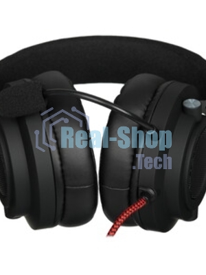 Гарнитура Defender Aspis Pro чёрный, проводная, съёмный микрофон, подсветка