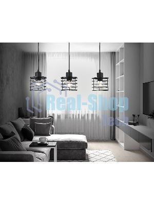 Светильник Ambrella light TR8075/3 BK черный E27*3 max 40W 582*120*1040