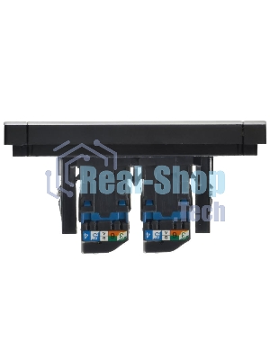 FORTE&PIANO Розетка комп. 2-ая RJ45 кат.6 FP234M белый | FP-K20-2-M-K01 | IEK