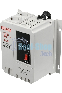 Стабилизаторы напряжения Ресанта АСН-1 500 Н/1-Ц 63/6/20 Стабилизатор Lux 220В±8%, Габариты 206х133х230, Вес 4,5кг