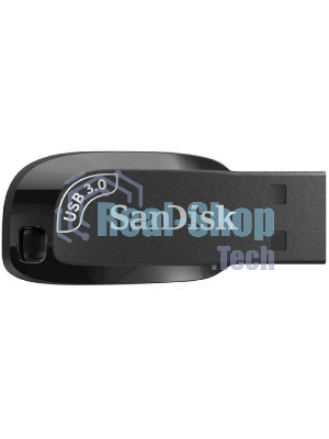 Флешка USB SanDisk CZ410 Ultra Shift (SDCZ410-128G-G46), 128Gb, USB 3.2, R/W 100/45, черный