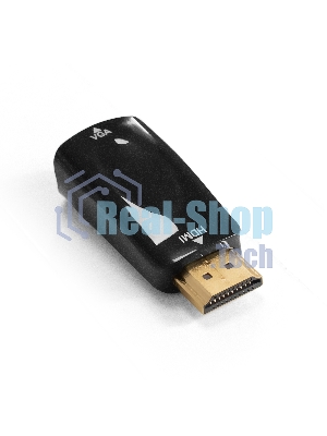 Переходник HDMI-VGA ExeGate EX-A-HDMI-VGA-001 (19M/15F)