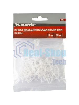 Крестики Matrix, 1,0 мм, для кладки плитки, 100 шт.
