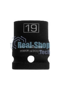 Головка ударная шестигранная, 19 мм, 1/2