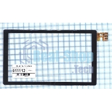 Сенсорное стекло (тачскрин) для DNS AirTab E73. черное