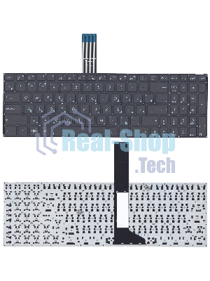 Клавиатура для ноутбука Asus X501A X501U X550 черная плоский Enter