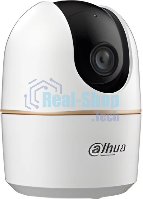 Мини-PT IP-видеокамера Dahua DH-IPC-H4AP-0360B с Wi-Fi 2.4ГГц 4Мп, 1/3” CMOS, объектив 3.6мм, видеоаналитика, ИК до 10м