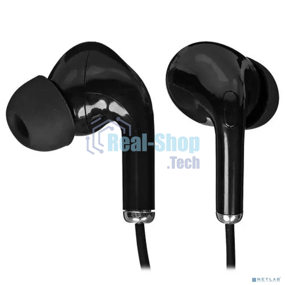 Наушники внутриканальные с микрофоном SVEN E-282M черный пульт