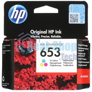 Картридж HP 653 струйный трехцветный (200 стр)