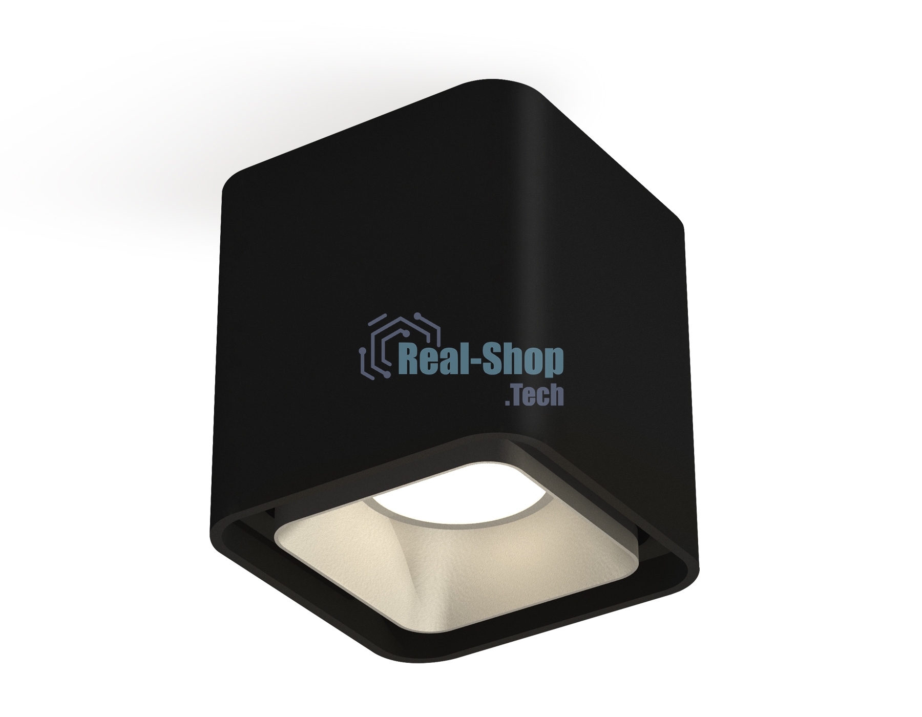 Светильник Ambrella Light XS7841003 SBK/SSL черный песок/серебро песок MR16 GU5.3 (C7841, N7703)