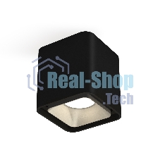 Светильник Ambrella Light XS7841003 SBK/SSL черный песок/серебро песок MR16 GU5.3 (C7841, N7703)