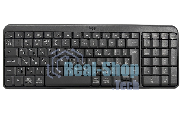 Клавиатура Logitech K250 беспроводная, Bluetooth, серый