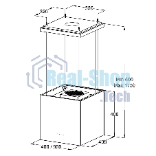 Вытяжка Korting KHA 40828 GN