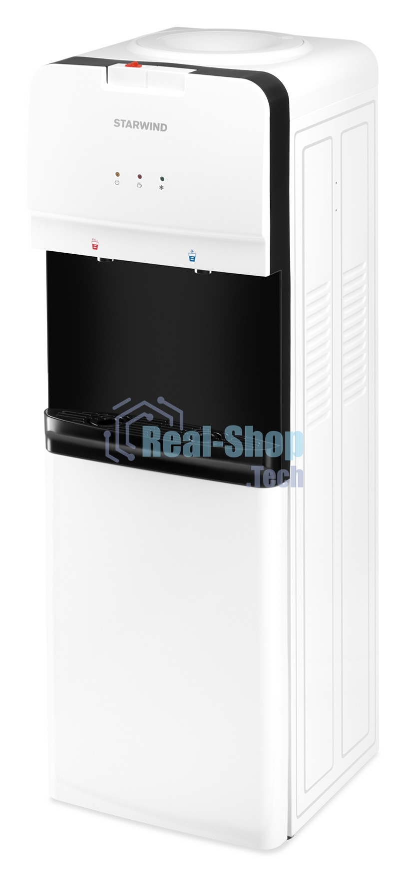Кулер для воды Starwind SW-1005EW, верхняя загрузка, нагрев 95 °С, охлаждение 10 °С, белый
